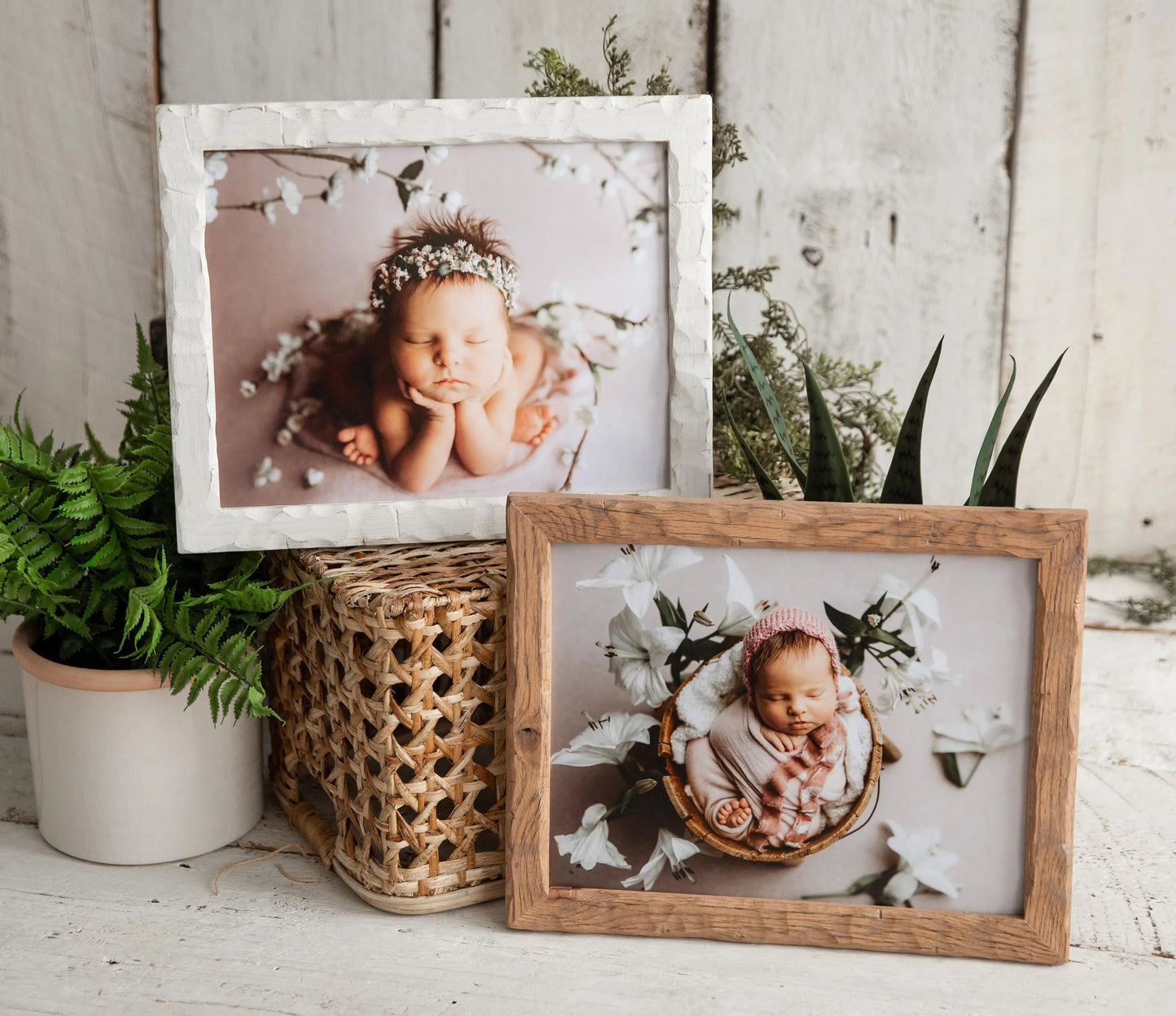 Hand-crafted, Custom Carved Oak Framed Photograph: Your Image Printing Included