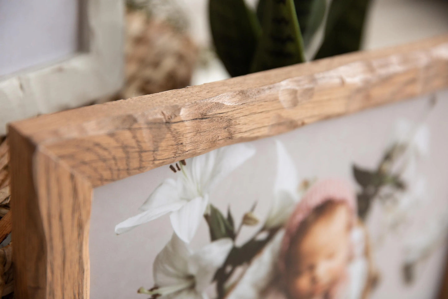 Hand-crafted, Custom Carved Oak Framed Photograph: Your Image Printing Included