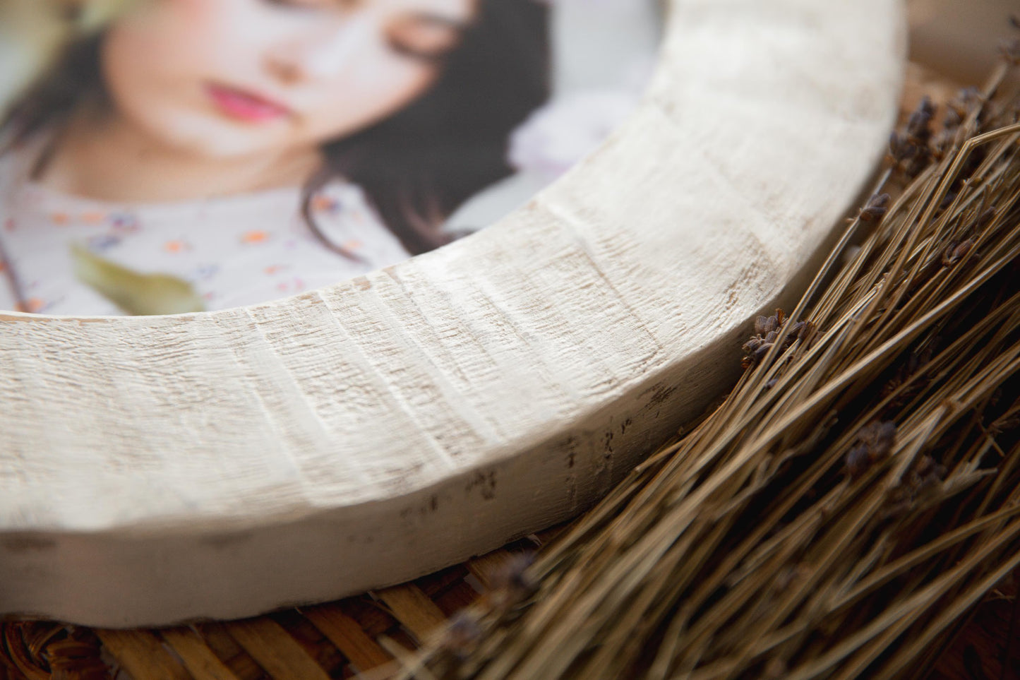 Hand-crafted, Custom Circle Framed Photograph: Your Image Printing Included