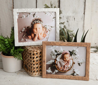 Hand-crafted, Custom Carved Oak Framed Photograph: Your Image Printing Included